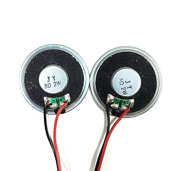Amazon.co.jp: VSDISPLAY 8ohm 2W 丸型 スピーカー 4Pin 接続